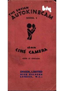 Ensign Kinecam 6 manual. Camera Instructions.